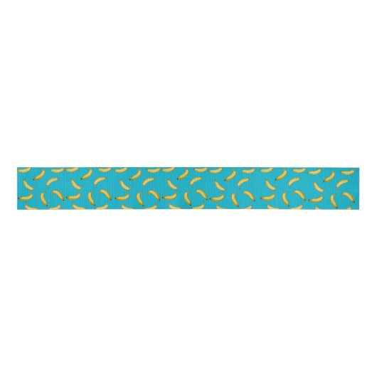 bananenpatroon grosgrain lint (Voorkant)