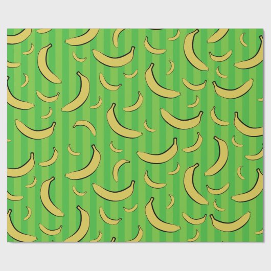 Bananenpatroon Inpakpapier (Vlak)
