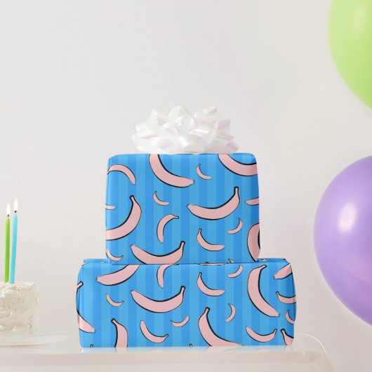 Bananenpatroon Inpakpapier (Feestgeschenken)