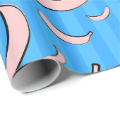 Bananenpatroon Inpakpapier (Rol Hoek)