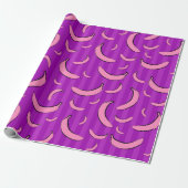 Bananenpatroon Inpakpapier (Uitgerold)