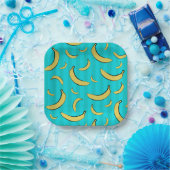 Bananenpatroon papieren bord (Feest)