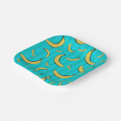 Bananenpatroon papieren bord (Gebogen)