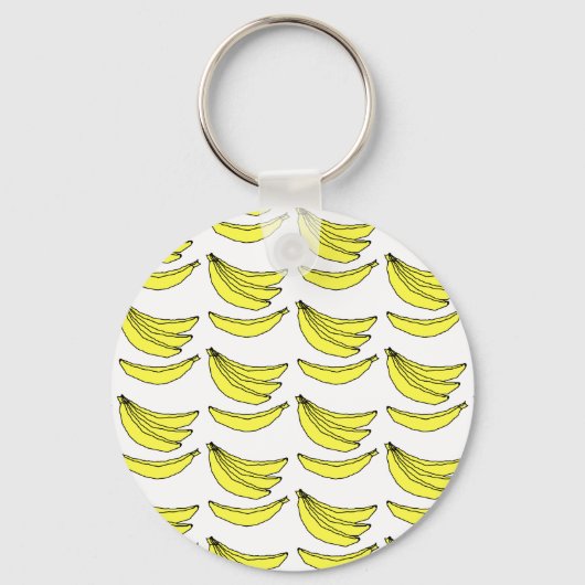 Bananenpatroon. Sleutelhanger (Voorkant)