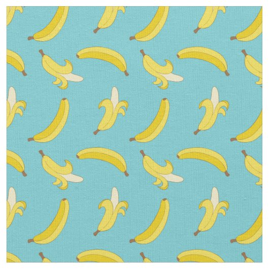 Bananenpatroon Stof (Close Up)