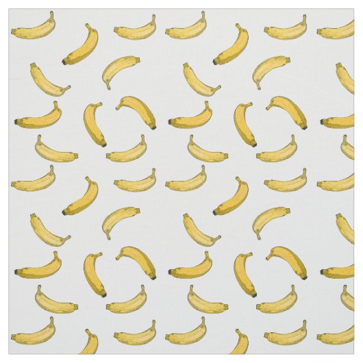 bananenpatroon stof (Swatch)