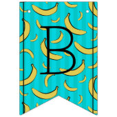 Bananenpatroon vlaggen banner (Tweede vlag)