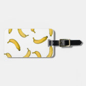 Bananenpatroonversie Bagagelabel (Voorkant horizontaal)