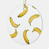 Bananenpatroonversie Keramisch Ornament (Links)