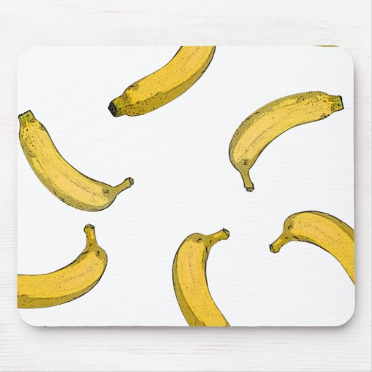 Bananenpatroonversie Muismat (Voorkant)