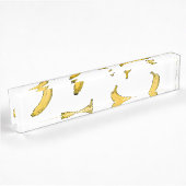 Bananenpatroonversie Naambordje