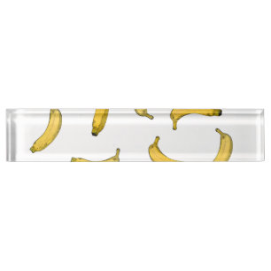 Bananenpatroonversie Naambordje