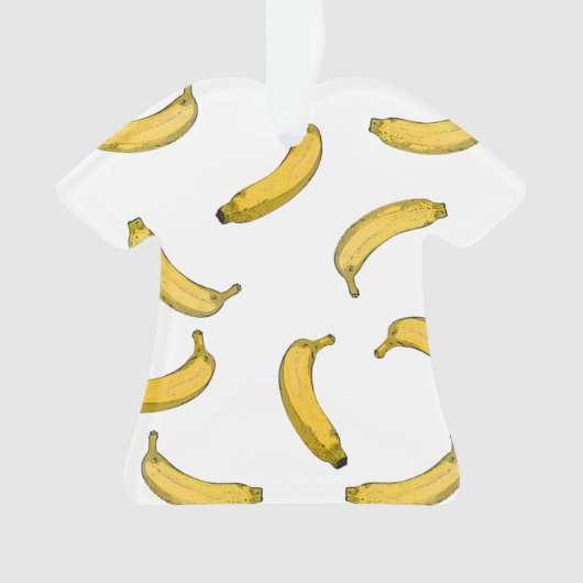 Bananenpatroonversie Ornament (voorkant)
