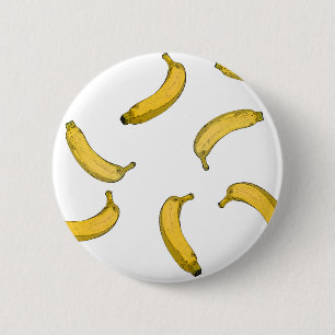 Bananenpatroonversie Ronde Button 5,7 Cm