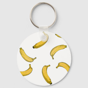 Bananenpatroonversie Sleutelhanger