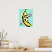 Bananenposter Poster (Keuken)