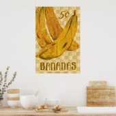 bananenposter poster (Keuken)