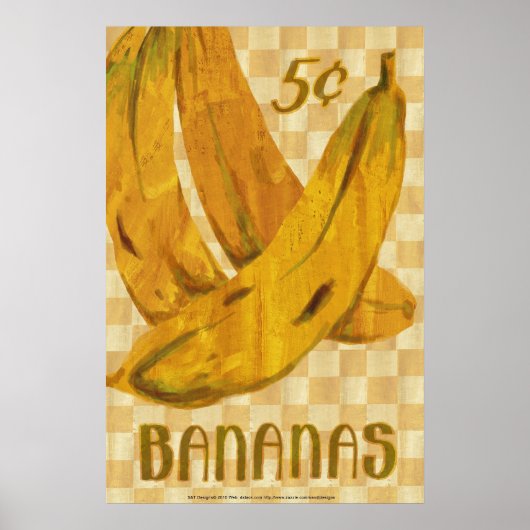 bananenposter poster (Voorkant)