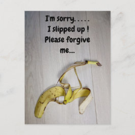 Bananenschil postkaart