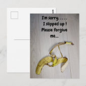 Bananenschil postkaart (Voorkant / Achterkant)