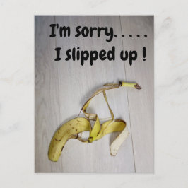 Bananenschil postkaart