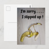 Bananenschil postkaart (Voorkant / Achterkant)