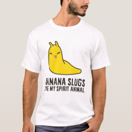 Bananenslugs zijn mijn geestdier Schattigee banane T-shirt