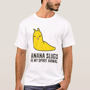 Bananenslugs zijn mijn geestdier Schattigee banane T-shirt