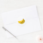 Bananensmaak Ronde Sticker (Envelop)