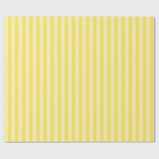 Bananenstrepen Inpakpapier (Vlak)