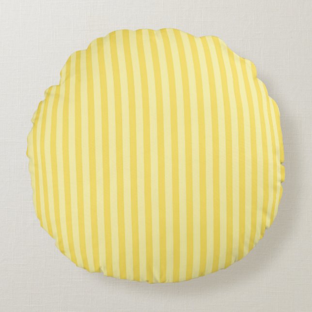 Bananenstrepen  rond kussen (Voorkant)