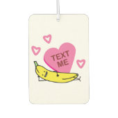 Bananentekst Me Valentijn Valentijnsdag leggen Luchtverfrisser (Voorkant)