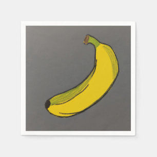 Bananenwascoontekening Servet