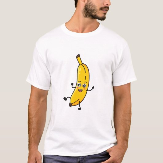 Bananese cartoon dansen t-shirt (Voorkant)