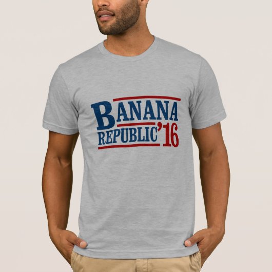 Bananese Republiek 2016 - Presidentiële verkiezing T-shirt (Voorkant)