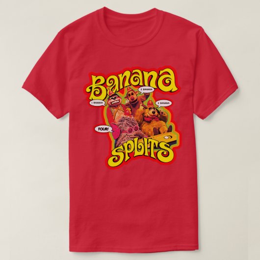 Bananesplits T-shirt (Design voorkant)