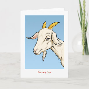 Bananny Goat Card Kaart