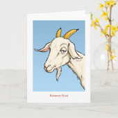 Bananny Goat Kaart (Gele Bloem)
