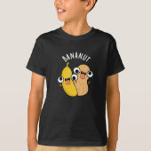Bananut Funny Fruit Banana Pun Dark BG T-shirt (Voorkant)