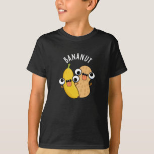 Bananut Funny Fruit Banana Pun Dark BG T-shirt