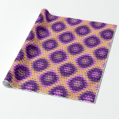 Banarasi Saree-patroon Cadeaupapier (Uitgerold)