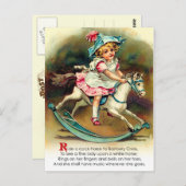 Banbury Cross Nursery Rhyme Briefkaart (Voorkant / Achterkant)