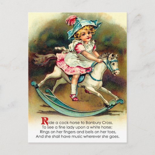 Banbury Cross Nursery Rhyme Briefkaart (Voorkant)
