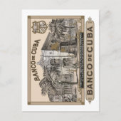 BANCO DE CUBA BRIEFKAART (Voorkant)
