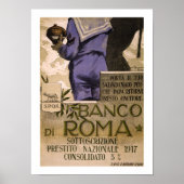 Banco di Roma (wit) Poster (Voorkant)