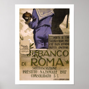 Banco di Roma (wit) Poster