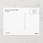 Banco Nacional de Angola Briefkaart (Achterkant)