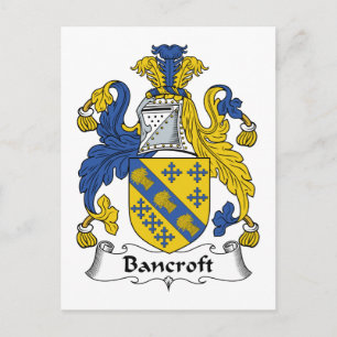 Bancroft Family Crest Briefkaart