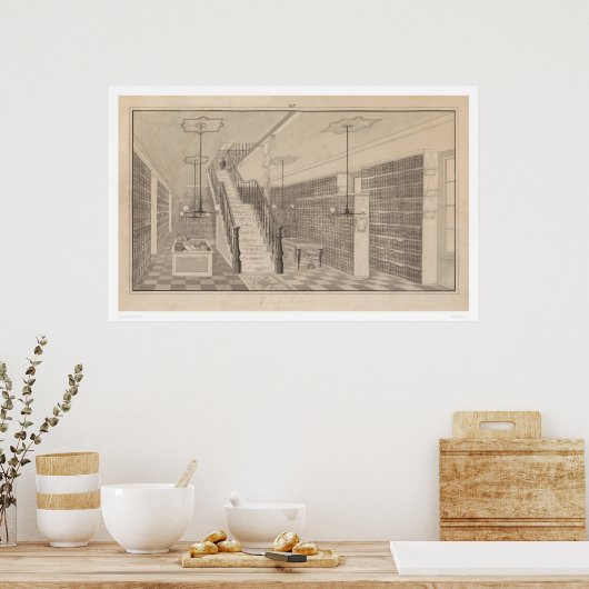 Bancroft Library at 1538 Valencia Street 1420 Poster (Keuken)