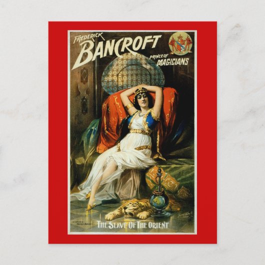Bancroft ~ Slave of the Orient Briefkaart (Voorkant)